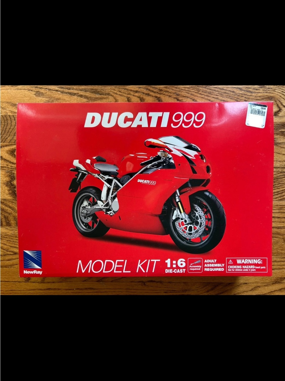 Vintage Newray 1/6 Scale Diecast Ducati 999 ModelKit Mint New Old Stock Rare NIB